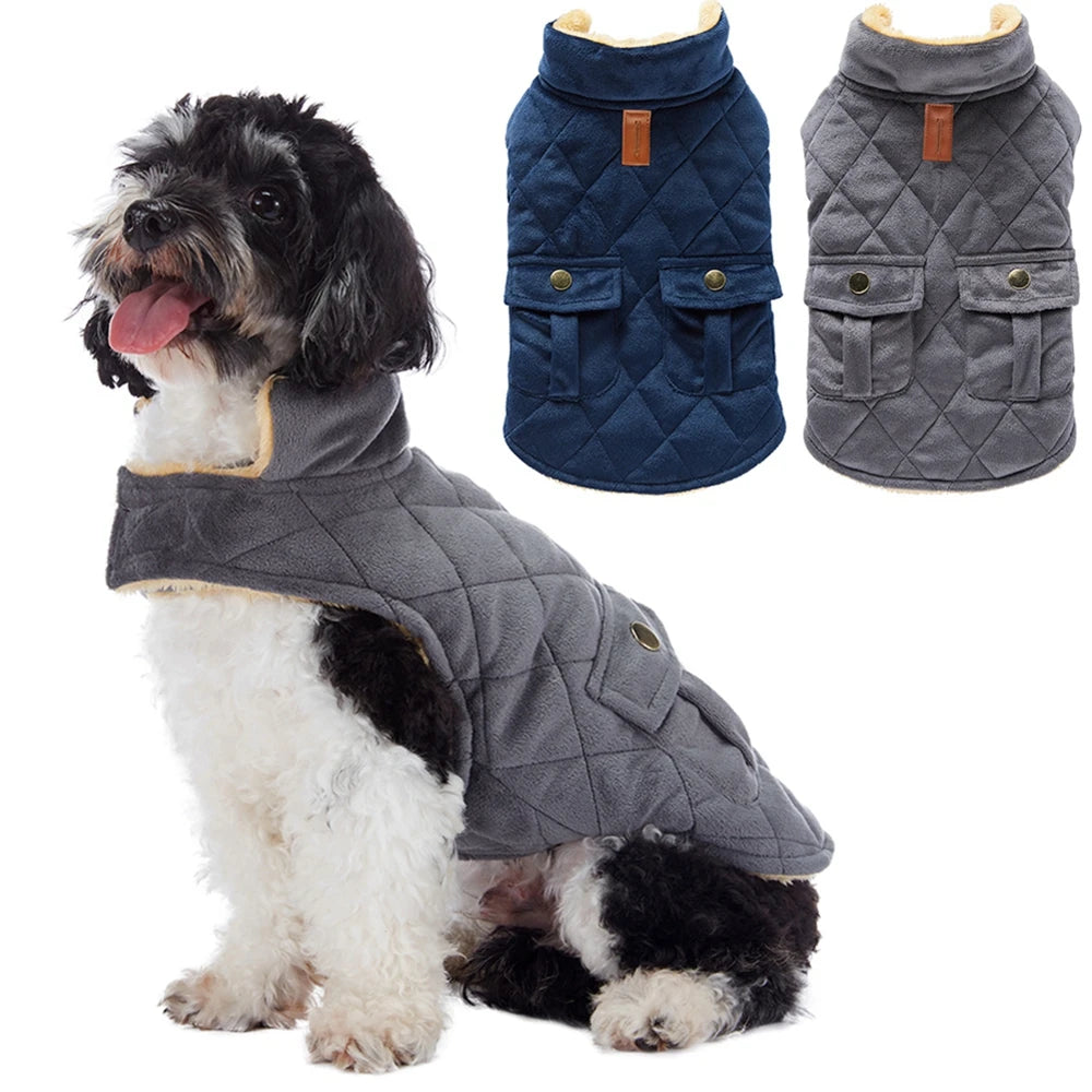Autumn Winter Warm Dog Clothes
