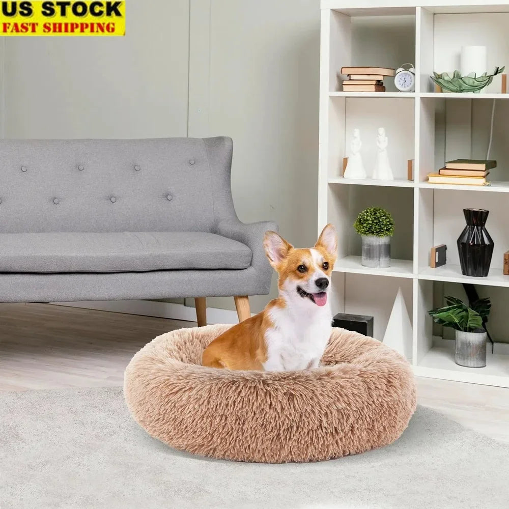 Cozy Anti-Slip Round Dog Bed