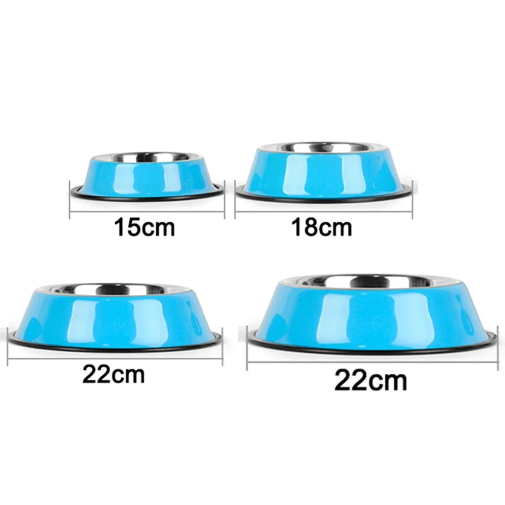 Pet Dog Stainless Steel Bowls