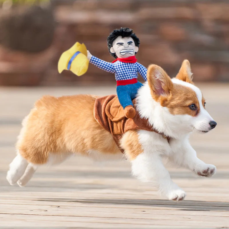 Cowboy Halloween Dog Clothes