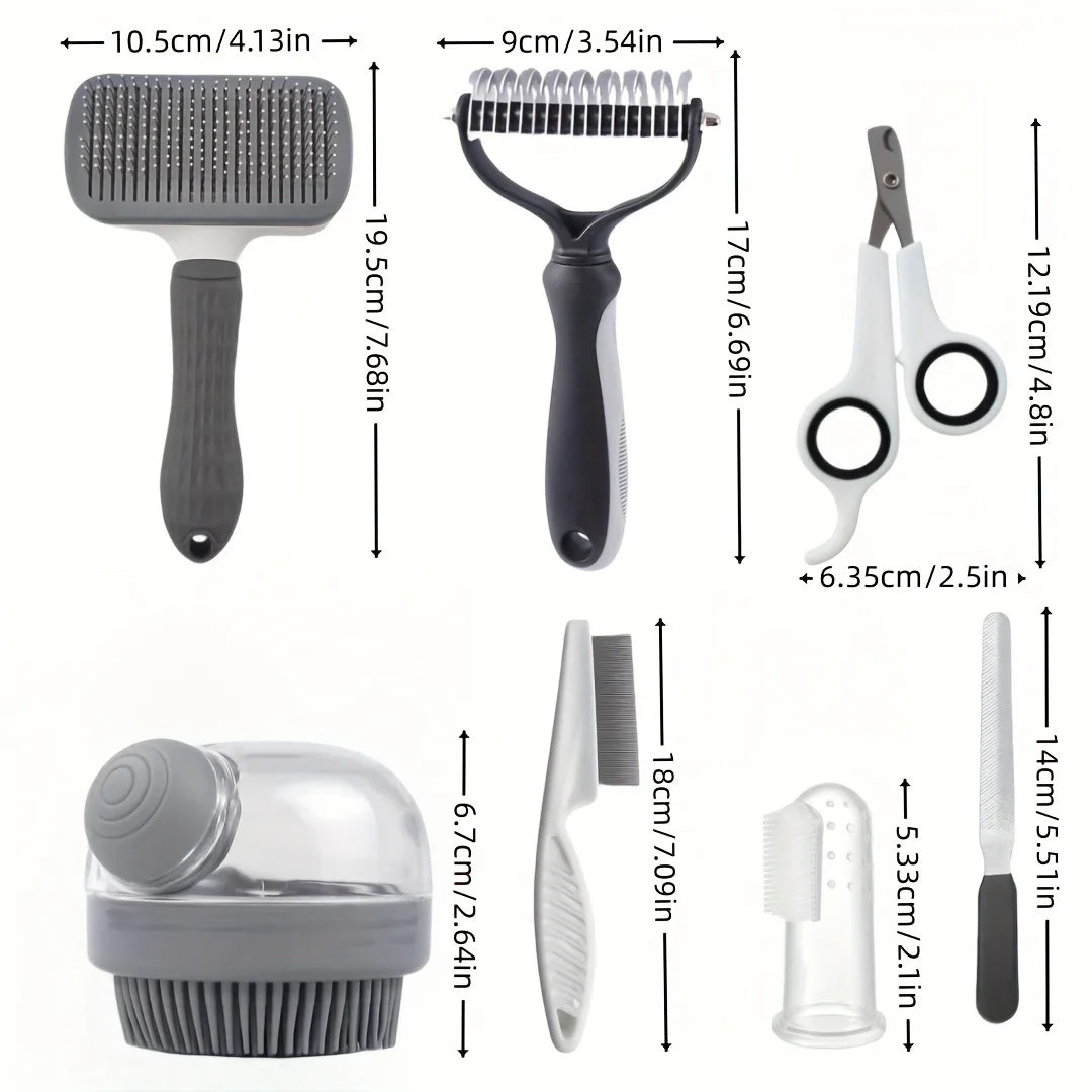8pcs Dog Grooming Set