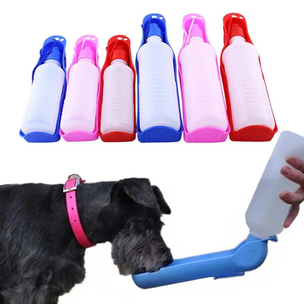 Portable Feeder Outdoor Water Dispenser Drinking Bowl Pet Dog Water Bottle Travel Cup