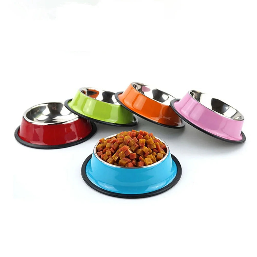 Pet Dog Stainless Steel Bowls