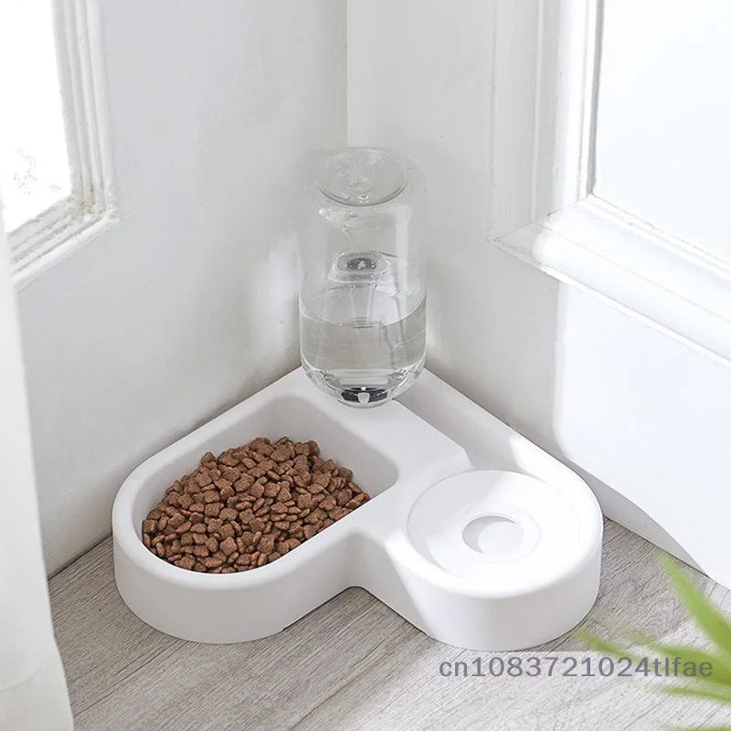 Automatic 2-in-1 Pet Bowl for Dogs And Cats Multi-functional Food And Water Container Love Feeder with Waterer