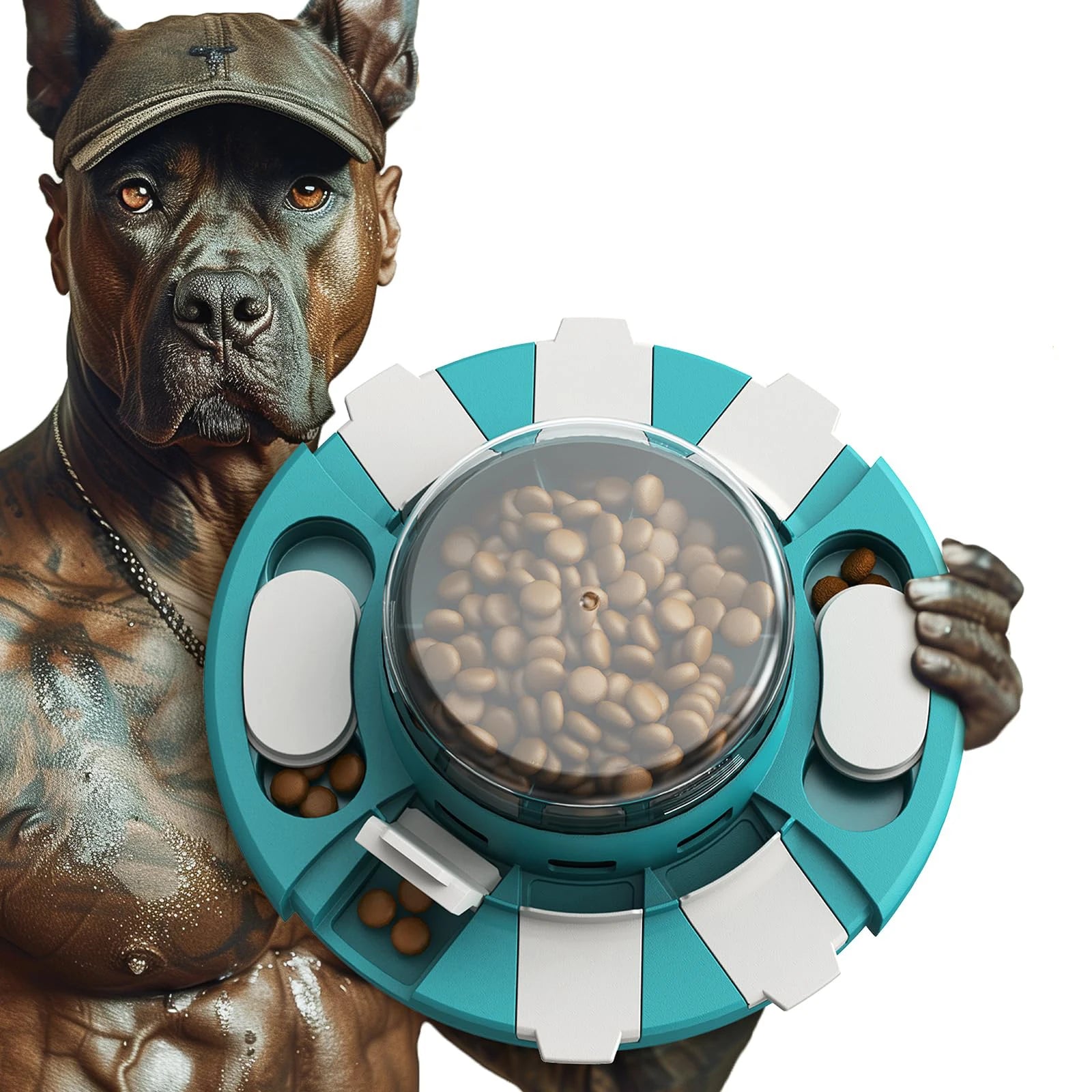 Dog Puzzle 2 in 1 Food Dispenser